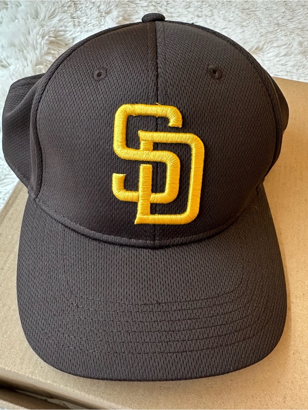 San Diego Padres Brown Gold Logo Adjustable Baseball Cap Team MLB OC Sports Hat